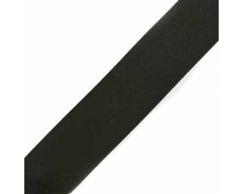 Резинка вязаная шир.3 см (30 мм) арт.7383-2 цв.черный уп.50 м
